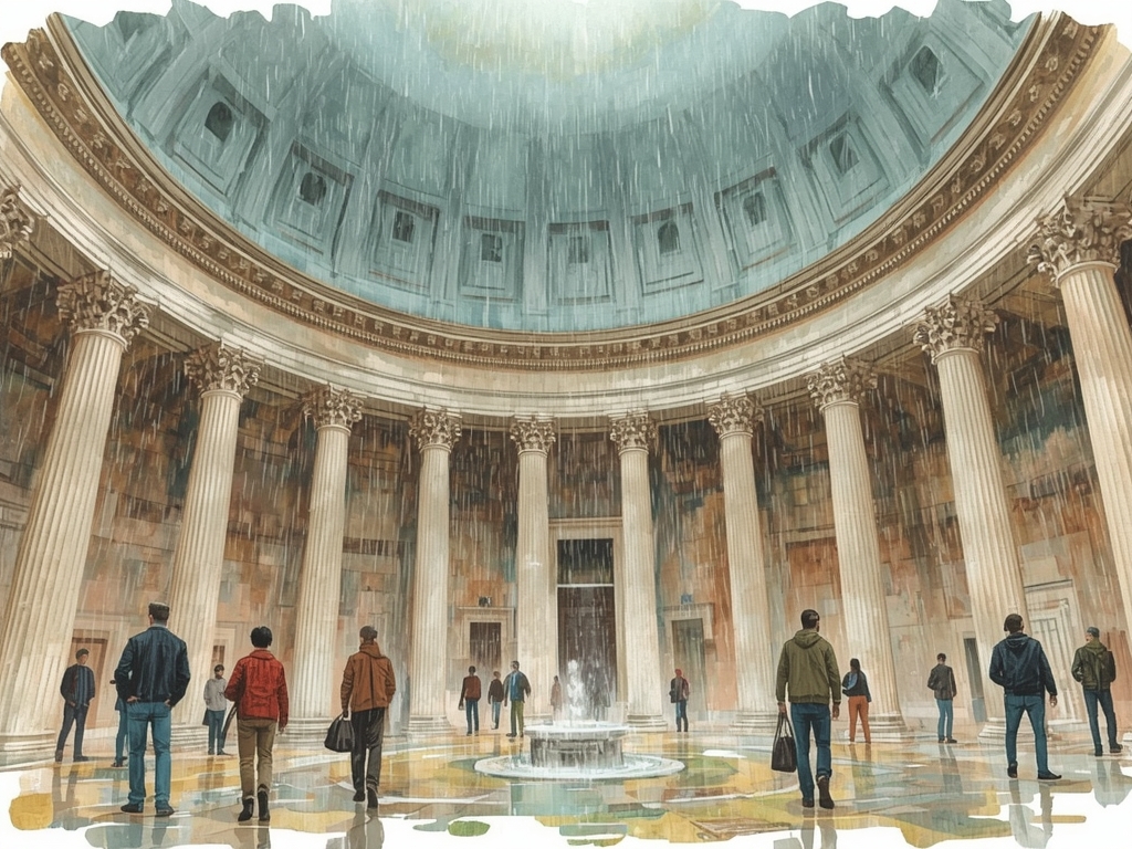 La lluvia que no te estropea la visita