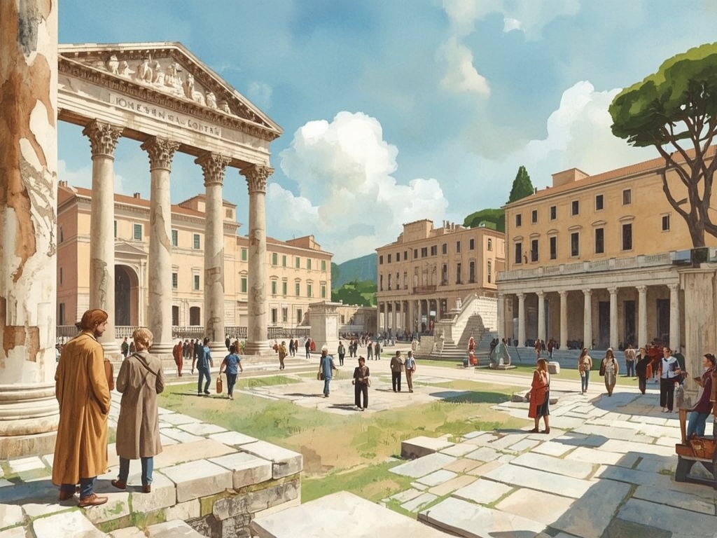 The ‘marble map’ puzzle game (Forma Urbis) imagination