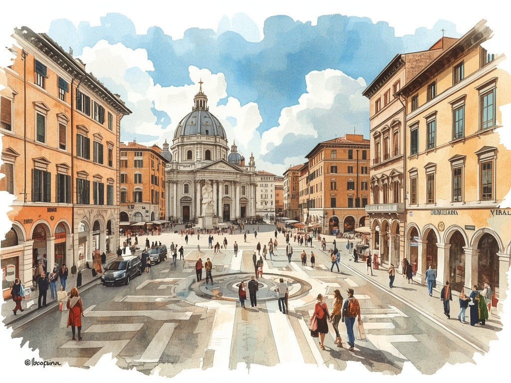 The “three roads, three wishes” tradition at the Tridente