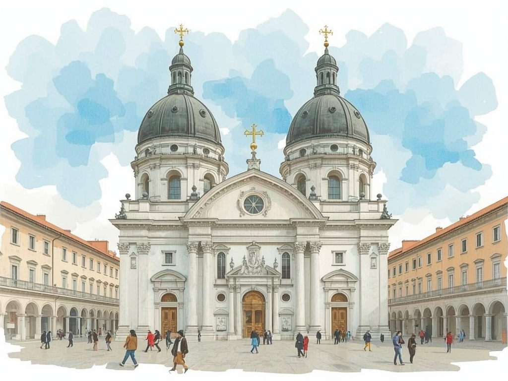 The “twin churches” that are secretly playing a matching game